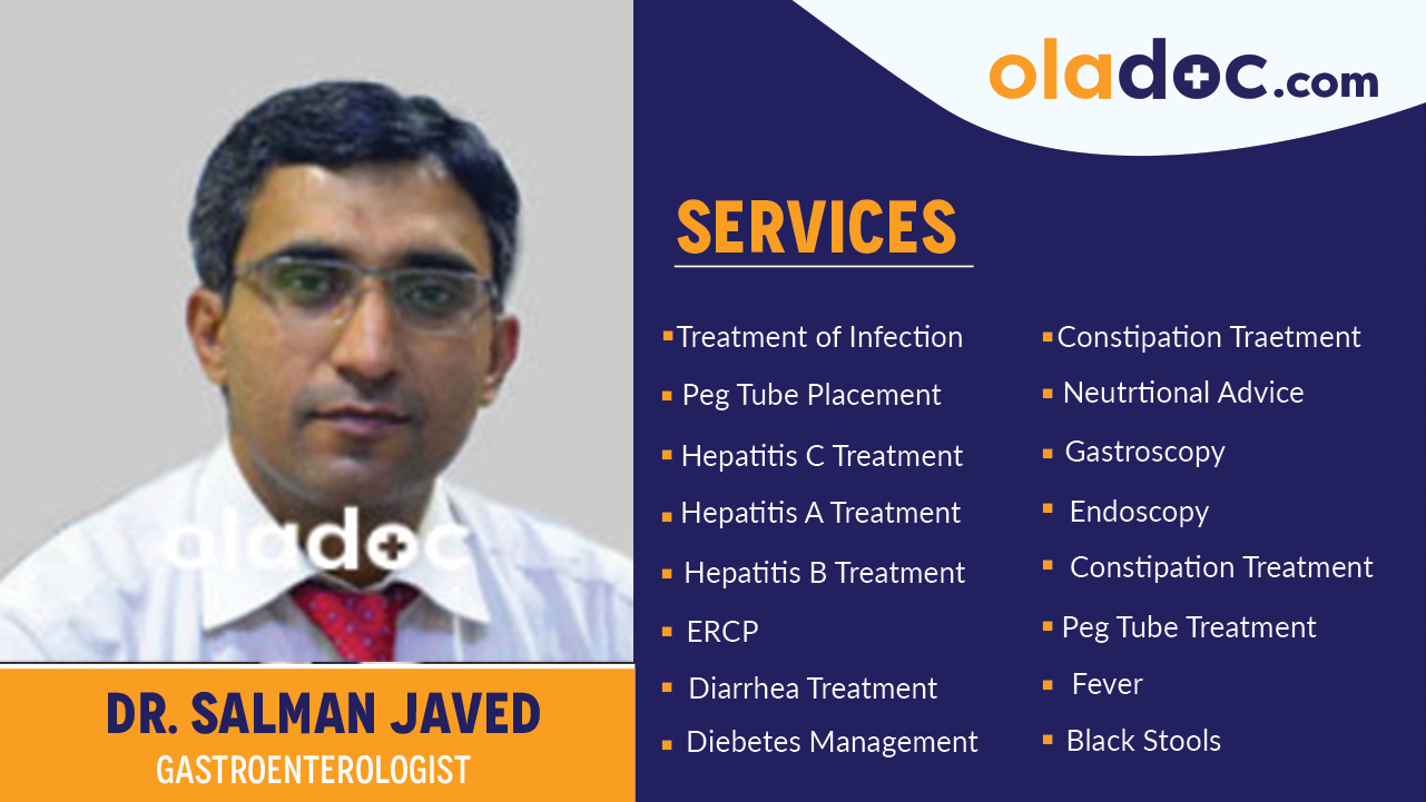 Services provided by Dr. Salman Javed